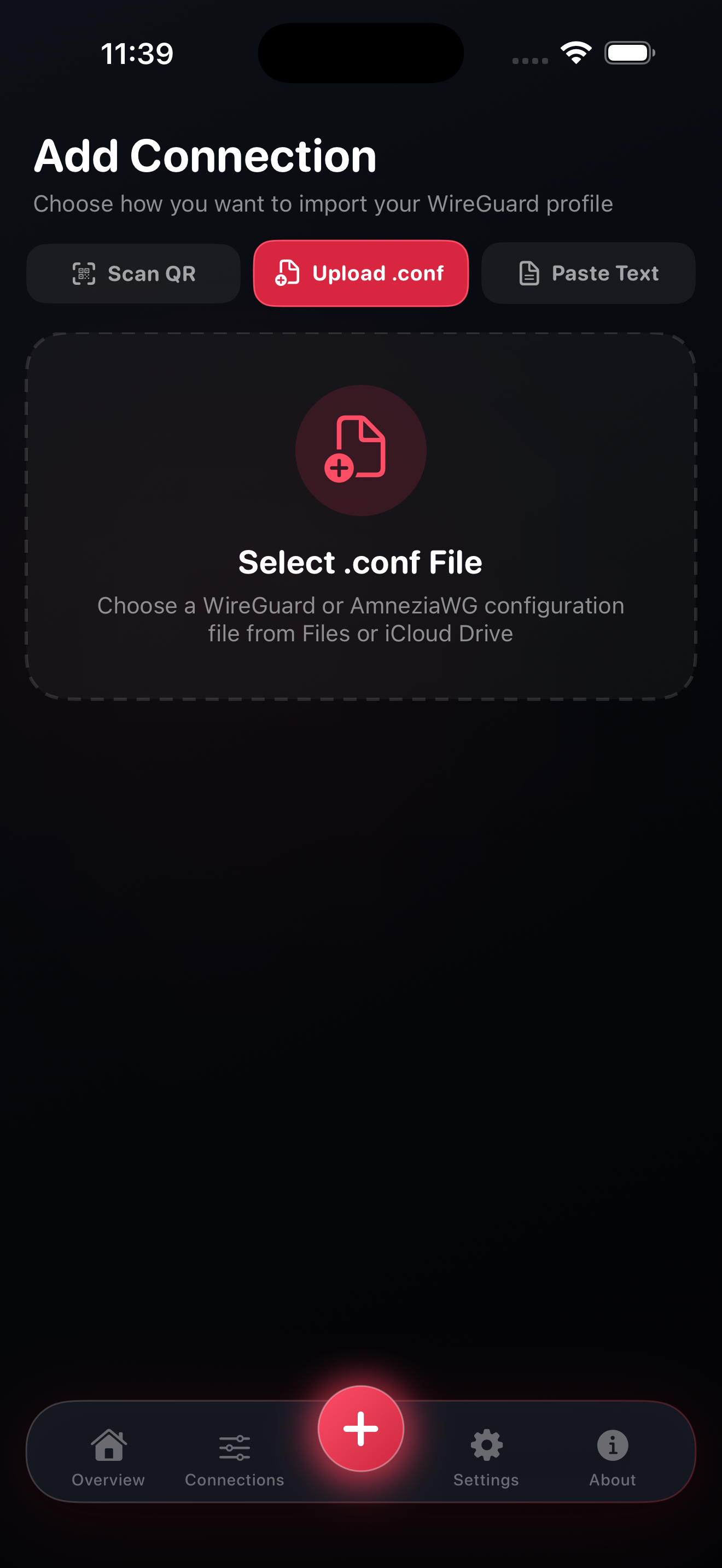 Upload Conf File